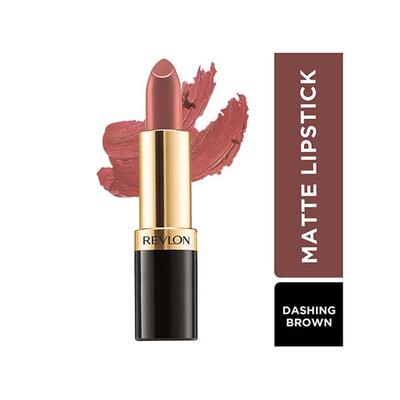 Revlon Super Lustrous Lipstick- Bold Matte-Dashing Brown 4.2 gm - Lipsticks