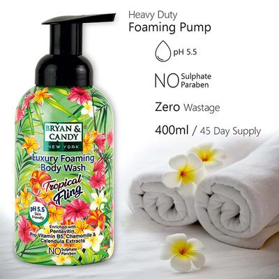 Bryan & Candy Tropical Fling Faoming Body Wash 400 ml - Shower Gels & Body Wash