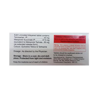 SELOTOL XL T 50 Tablet 10's - Hypertension-Ang