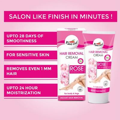 Bee One Rose Hair Removal Cream 60 ml - Shaving & Hair Removal