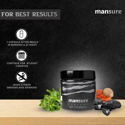 ManSure UPRIGHT for Men's Health - 1 Pack (60 Capsules) 1's - Sexual Care