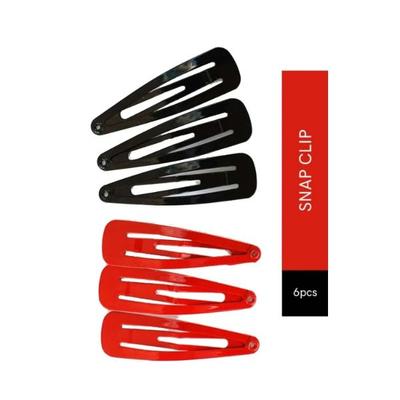 Basicare Snap Clips 4.8cm (pack of 6) 1's - Hair Clips/Bands