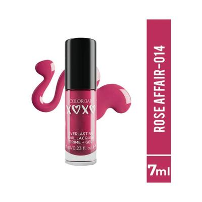 Colorbar XOXO Everlasting Prime Gel Nail Lacquer-Rose Affair 7 ml - Nail Polish