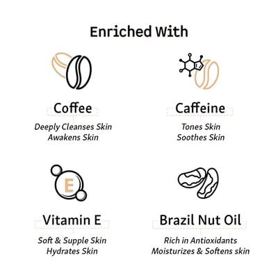 Mcaffeine Naked & Raw Coffee Body Wash 300 ml - Shower Gels & Body Wash