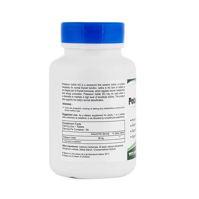 Healthvit Potassium Iodide 30MG- Tablets 60's - Calcium And Minerals