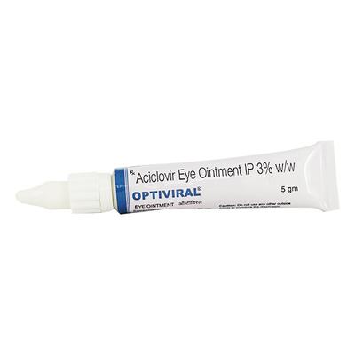 OPTIVIRAL Eye Ointment 5gm - Eye Infections-Eaa