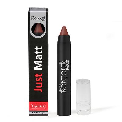 Bonjour Paris Just Matte Lip Crayon - Nude Brown 3.2 gm - Lip Crayons