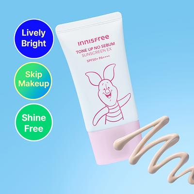 Innisfree Tone Up No Sebum Sunscreen Ex SPF50+ PA++++ - Disney 60 ml - Face Sunscreen