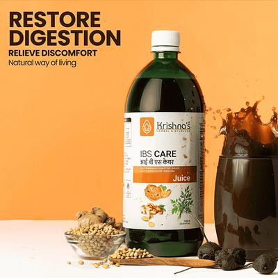 Krishna's Herbal & Ayurveda IBS Care Juice 1000ml - Speciality Medicines