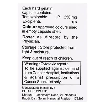 Temcad 250mg Capsule 5'S - Cancer Oncology-Cyt
