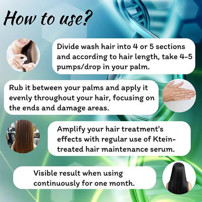 Ktein 100% Plant Based Treated Hair Maintenance Serum 30 ml - Hair Serums