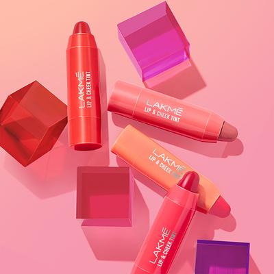 Lakme Lip Love Lip and Cheek Tint Fiery Red 1.8 gm - Lip Crayons