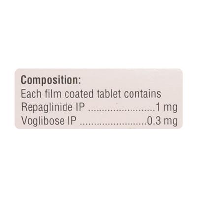 VOBIT R 1/0.3 Tablet 10's - Diabetes-Ant