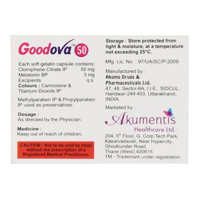 Goodova 50mg Capsule 5'S - Hormonal Therapy-Oes