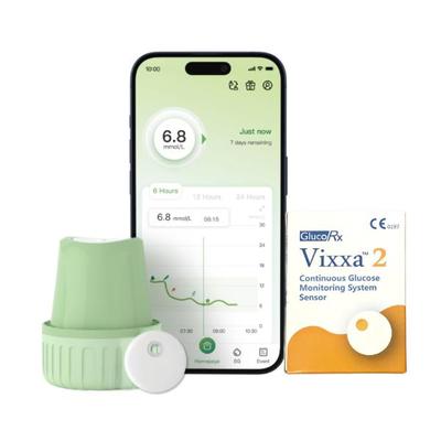 GlucoRx Vixxa 2 Continous Glucose Monitoring System Sensor Device 1's - Blood Glucose Monitors/Strips