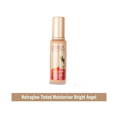 Lotus Makeup Nutraglow Daily Tinted Moisturiser SPF 25 Bright Angel T1 50ml - Foundation