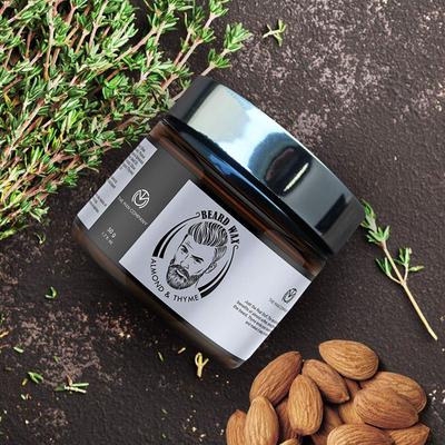 The Man Company Beard Wax - Almond & Thyme 50 gm - Beard Wax