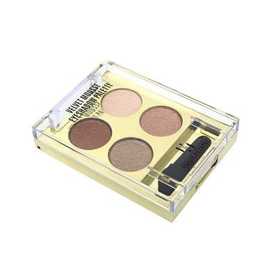 Half N Half Velvet Mousse Eyeshadow Palette, Multicolor - 01 3.2 gm - Eye Shadow Palettes