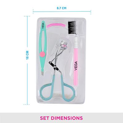 Vega Eyelash and Brow Set (EBS - 01) 1's - Eyelash Curlers