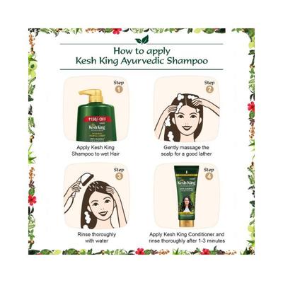 Emami Kesh King Scalp And Hair Medicine Ayurvedic Hairfall Expert Anti-Hairfall Shampoo 1000 ml - Shampoos