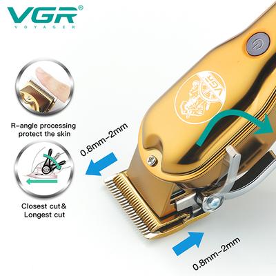 VGR V-650 Trimmer 200 min Runtime 6 Length Settings (Gold) 1's - Trimmers