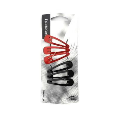 Basicare Snap Clips 4.8cm (pack of 6) 1's - Hair Clips/Bands