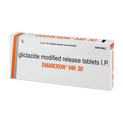 Diamicron MR 30mg Tablet 10'S - Diabetes-Ant