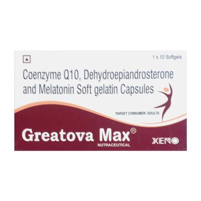GREATOVA MAX NUTRACEUTICAL Soft Gelatin Capsule 10's - Supplements-Sup