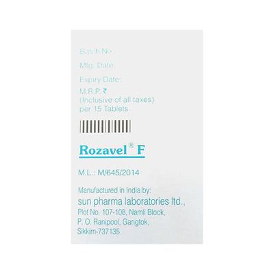 ROZAVEL F Tablet 15's - High Cholesterol-Dys