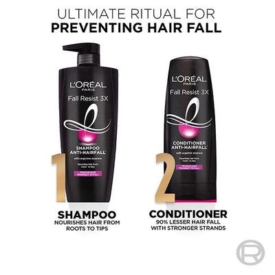 L'Oreal Paris Fall Resist 3X Anti-Hair Fall Conditioner 71.5 ml - Conditioners