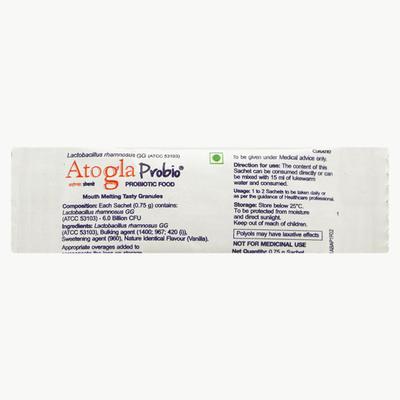 ATOGLA PROBIO Vanilla Flavoured Sachet 0.75gm - Diarrhoea-Ant