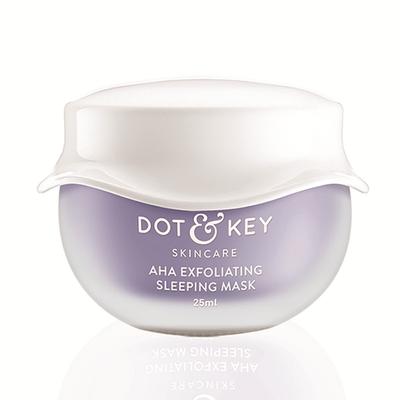 Dot & Key AHA Exfoliating Sleeping Mask Lactic + Hyaluronic 25 ml - Masks & Peels