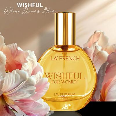 La French Wishful Perfume For Women - Ambery Floral Fragrance With Spicy Fresh Notes 30 ml - Women Perfumes (Edt/Edp)
