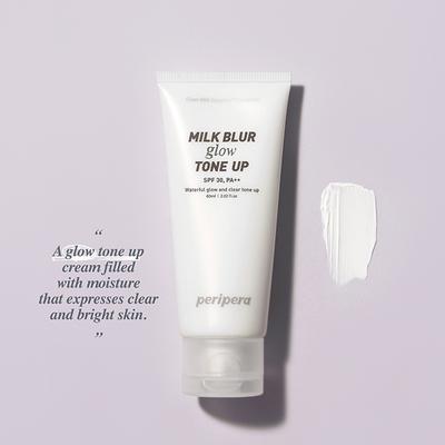 Peripera Milk Blur Tone Up Cream 04 Glow 60 ml - Highlighters & Illuminators