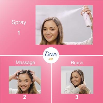 Dove Fresh & Floral Dry Shampoo Spray for Oily Scalp 141 ml - Dry Shampoos & Conditioners
