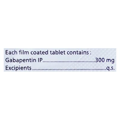 GABATAG 300 MG Tablet 10's - Neuropathic Pain-Dru