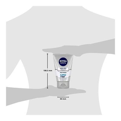 Nivea Men Dark Spot Reduction 10X Vitamin C Effect Face Wash 100 gm - Face Wash & Cleansers