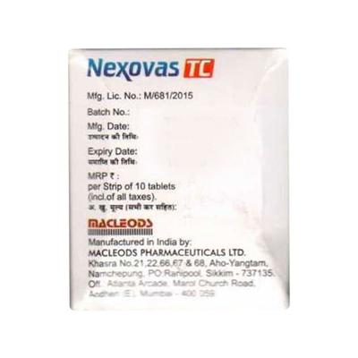 NEXOVAS TC Tablet 10's - Hypertension-Ana