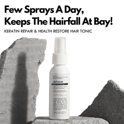 Detoxie Keratin Reapir and Health Restore Hair Tonic 50 ml - Hair Treatment