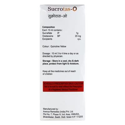 SUCROTAS O Sugar Free Mango Flavour Suspension 200ml - Ulcer/Reflux/Flatulence-Aaa