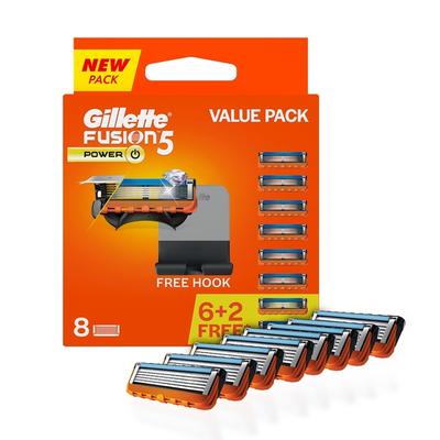 Gillette Fusion 5 Power Cartridges 8's - Razors & Cartridges