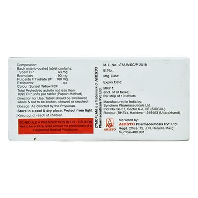 Zymoflam Tablet 10'S - Pain relief-Nsa
