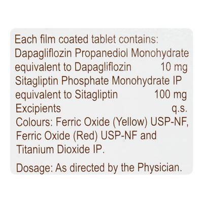 DAPEFY S 10/100 Tablet 15's - Diabetes-Ant
