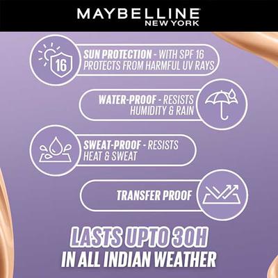Maybelline New York Super Stay Lumi Matte Liquid Foundation, 30HR Long Lasting, 120 18 ml - Foundation