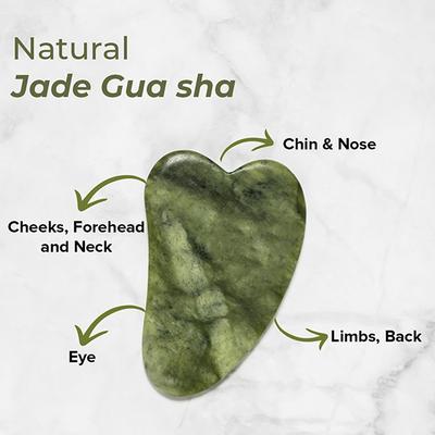 Saturn By GHC Jade Roller & Gua Sha Face & Neck Massage Kit 120 gm - Gua Shas & Rollers
