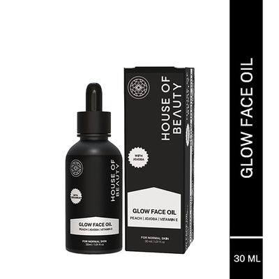 House of Beauty Super Fruit Glow Oil with Peach+Jojoba-All Skin Type For Massage & Primer 30ml - Face Oils