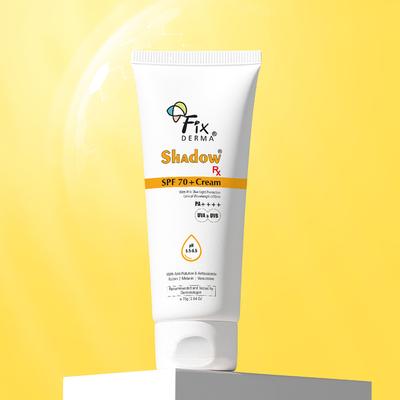 Fixderma Shadow RX Sunscreen SPF 70+ Cream Sunscreen for Dry Skin 75 gm - Body Sunscreen