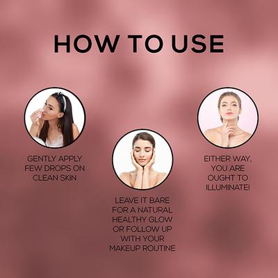 Renee Glass Glow Pre Make Up Oil Prep and Glow all Day 10ml - Face Oils