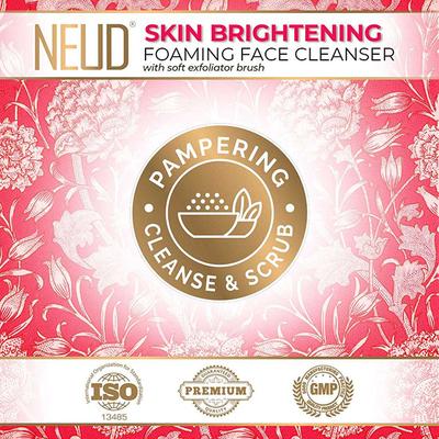 NEUD Skin Brightening Foaming Face Cleanser With Vitamin C and Licorice (150ml X 2) 2's - Skin-Treatment