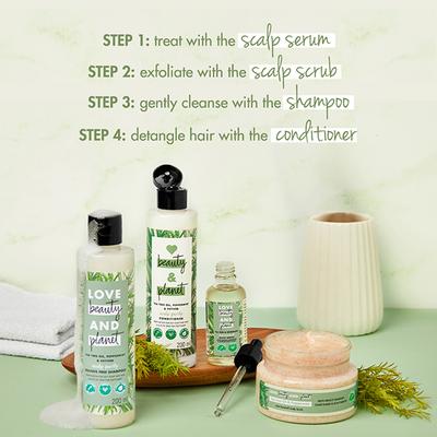 Love Beauty and Planet Tea Tree Oil and Peppermint Scalp Scrub 200 ml - Hair Treatment